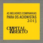 , Prêmio &#8220;As Melhores Companhias para os Acionistas 2013&#8221;, Capital Aberto